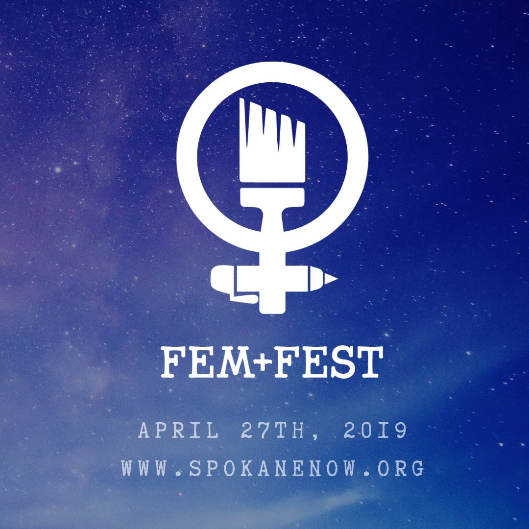 SpokaneAreaNOW's tweet photo. FEM+FEST Art Submissions open tomorrow! And other news - https://t.co/WWofH3EsPt https://t.co/DcWOuxD4dr