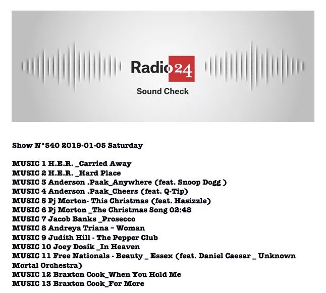 Sound Check-Radio 24 tweet media