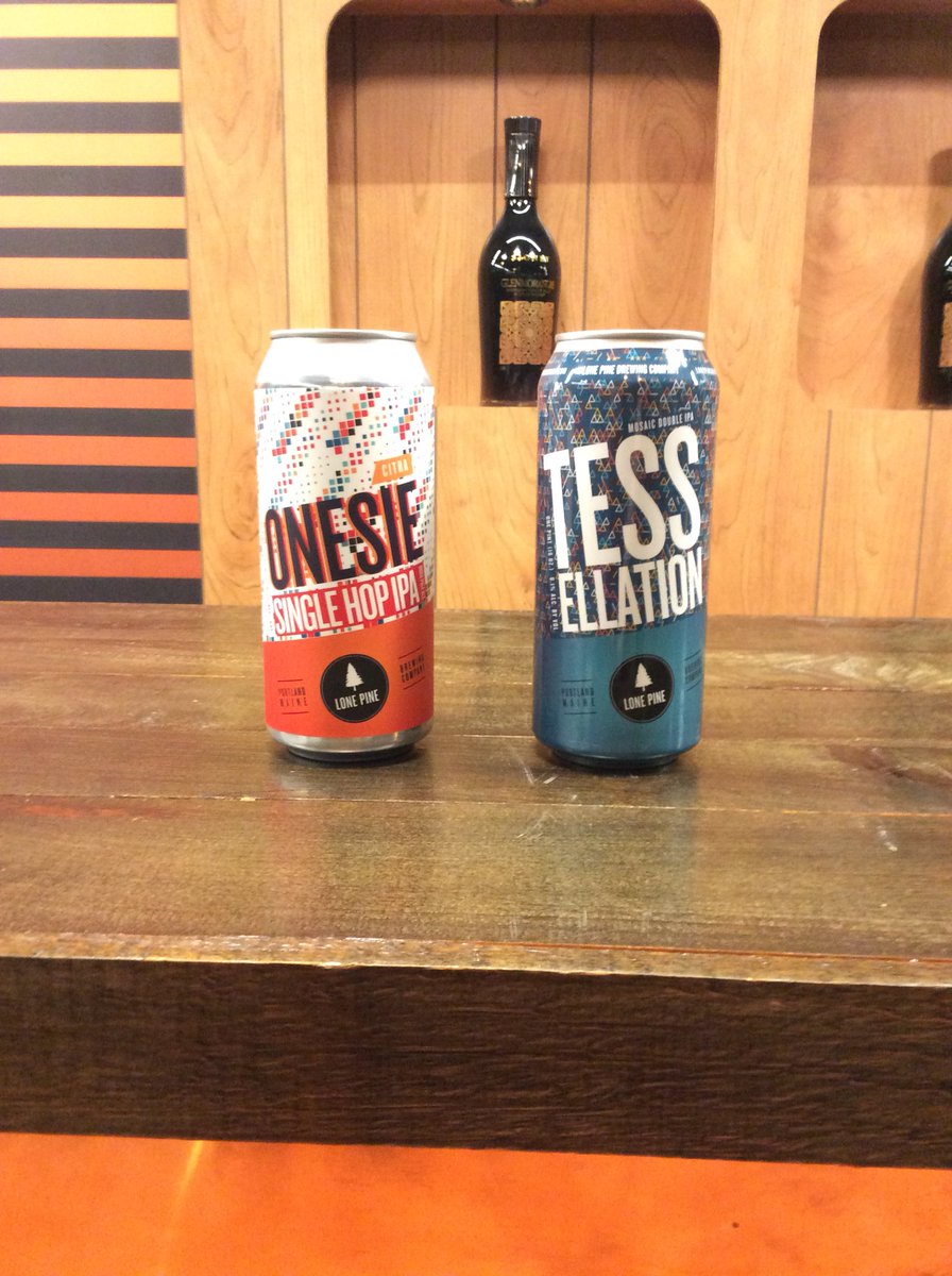 New beer from <a href="/LonePineBeer/">Lone Pine Brewing Co</a> , Onesie-Citra is a single Hop #ipa featuring Citra hops. And a restock of Tesselation.