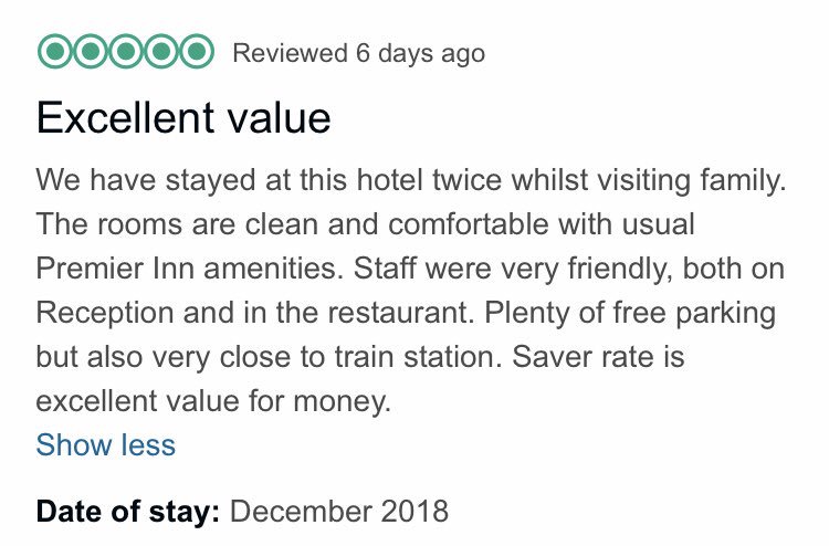 Fleet Premier Inn tweet media