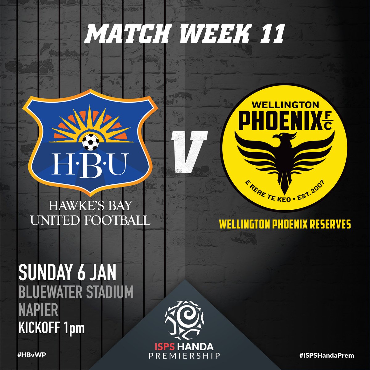 Game Day! See you all at 1pm.
<a href="/thirstywhale/">Thirsty Whale</a> #HBU
#HBvWP #ISPSHandaPrem