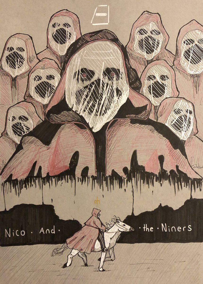 bennied99's tweet photo. They want to make you forget.
-Nico and The Niners by @twentyonepilots 
#cliqueart #skeletonclique #art #TwentyOnePilots https://t.co/bKJP5vuAYD