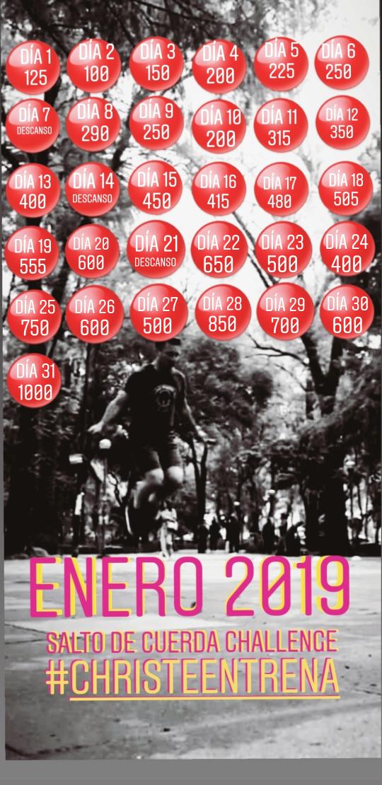 Amigos los invito a que hagan este reto #saltandolacuerdachallenge #christeentrenaadistancia Todo el año #2019 estaré  poniendolos a prueba y mejorando su calidad de vida