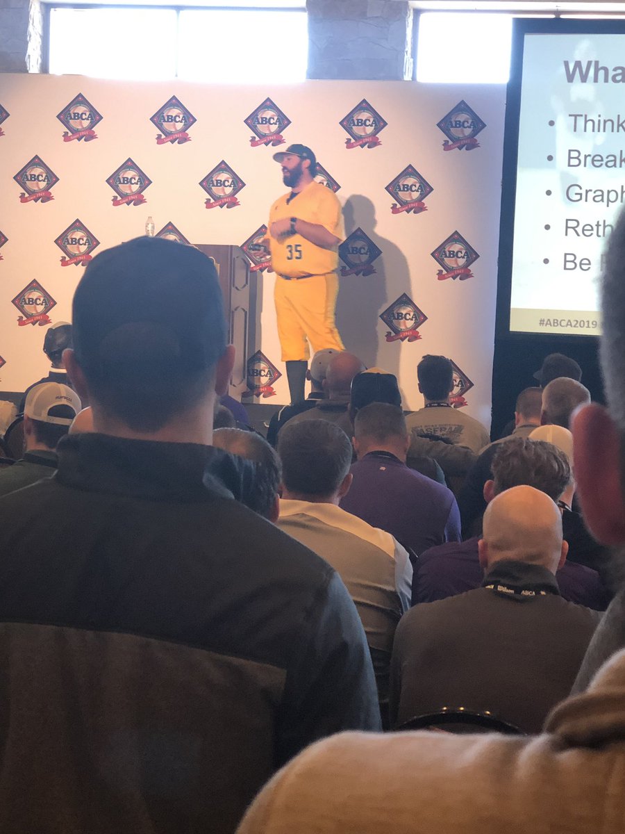 JoshGar's tweet photo. Ugly jerseys but great job speaking today @CoachCox19 and @Gillum13! #ABCA2019 https://t.co/J9rcu8CKtR
