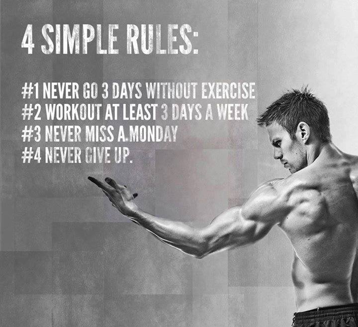 4 simple rules!! #motivation #StayTheCourse