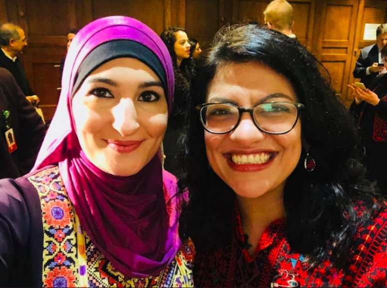 Jon Levine on Twitter: "Reps. Ilhan Omar (D-MN) and Rashida Tlaib (D-MI) with Linda Sarsour… "