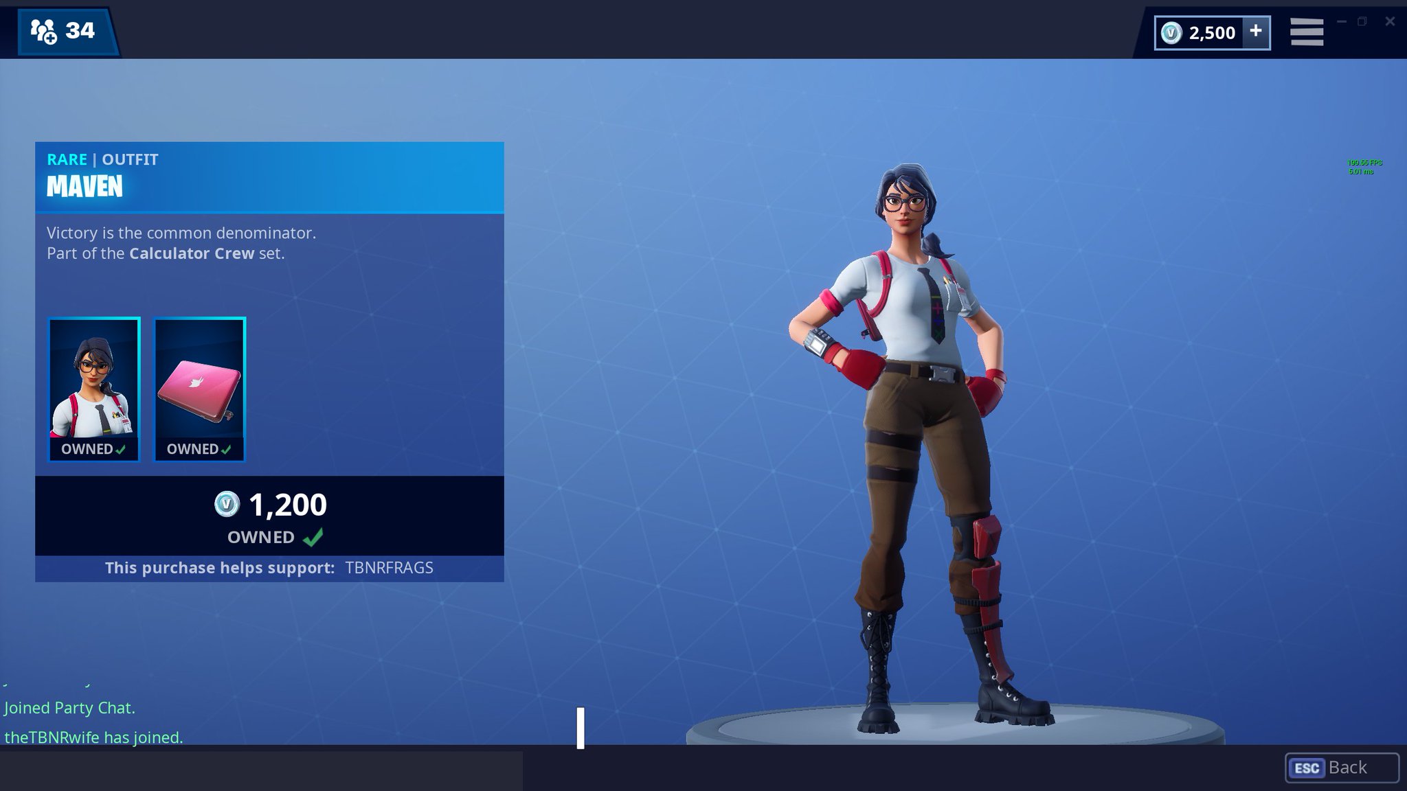 Preston On Twitter New Skin Maven Code Tbnrfrags In The Fortnite Item Shop D What Do You Think About It - preston roblox skin