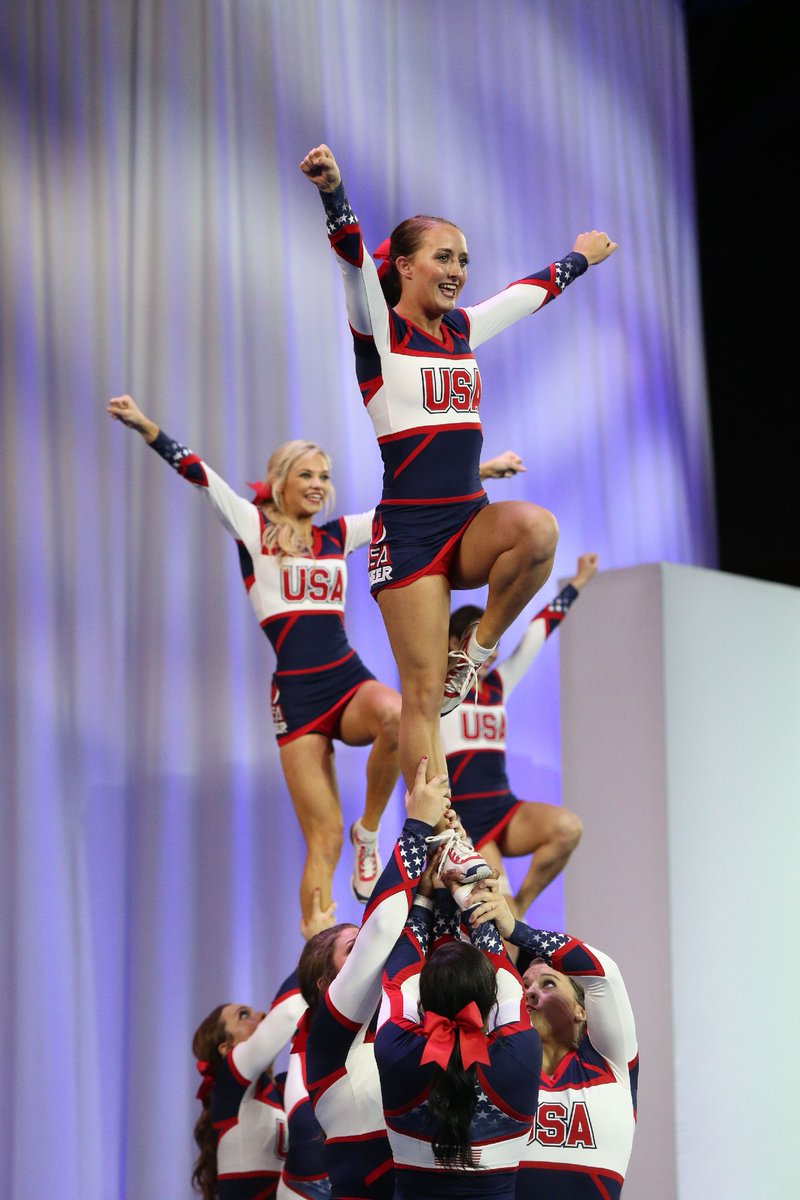 usacheer's tweet photo. Have you always wanted to represent the USA at the ICU World Cheerleading Championships? Fill out your selection application TODAY! Selection process will take place January 21! #USAcheer http://bit/ly/USAselections https://t.co/YRZ2bYKMC3