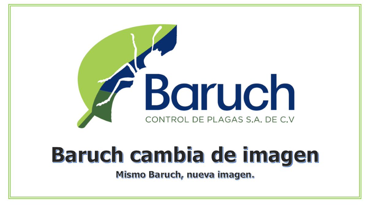 ControlPlagaB's tweet image. Baruch cambia de imagen contáctanos al 86610751 😉
#NuevoBaruch #NuevaImagen #CambiamosPorTi #MismoBaruchNuevaImagen #EmpezandoElAñoConTodo #TeamBaruch