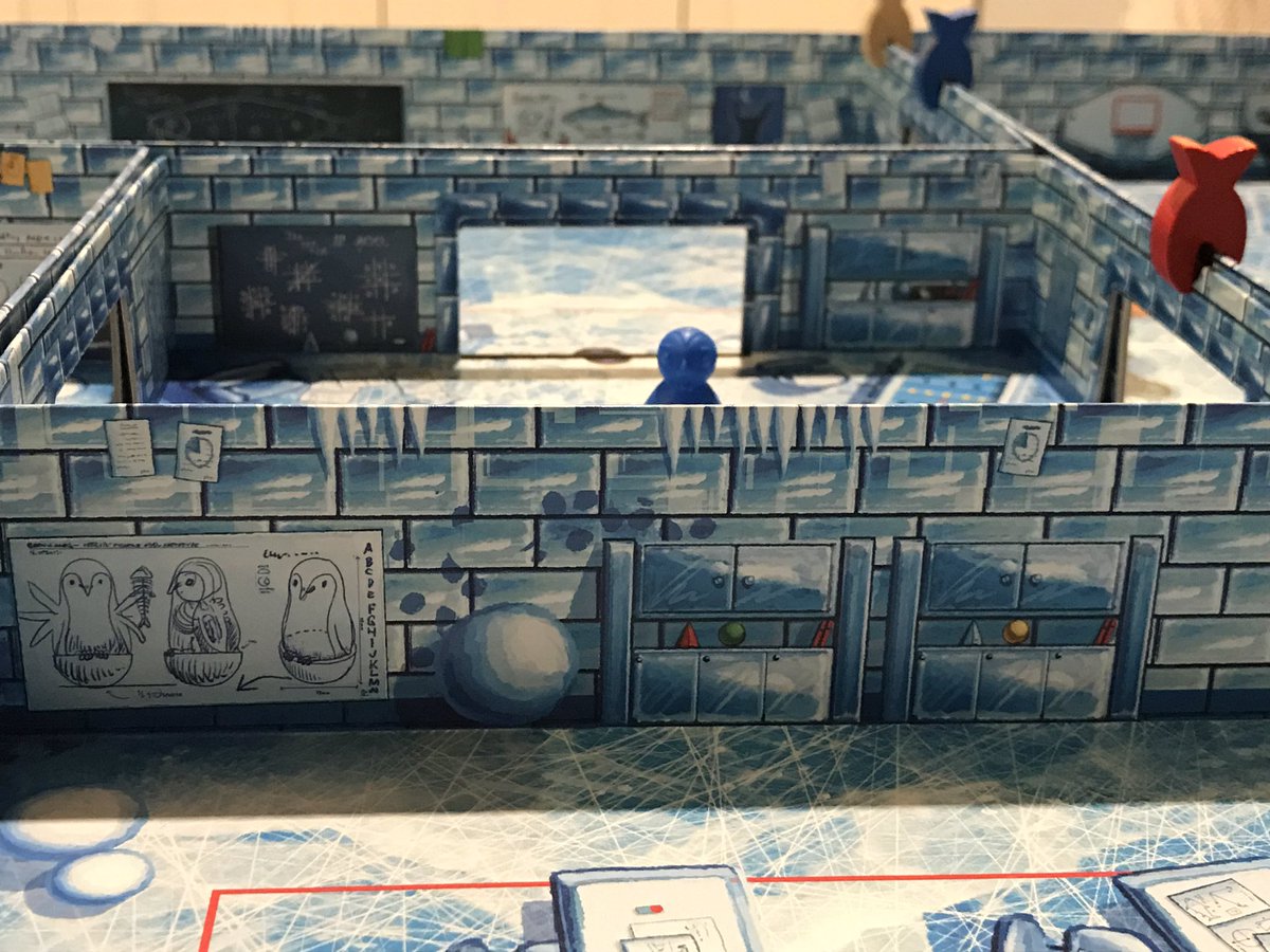 BirdGames2's tweet photo. We're playing IceCool by @BrainGames_int! Fun flicking penguin shenanigans! #BirdGames https://t.co/uYflwlvY4E