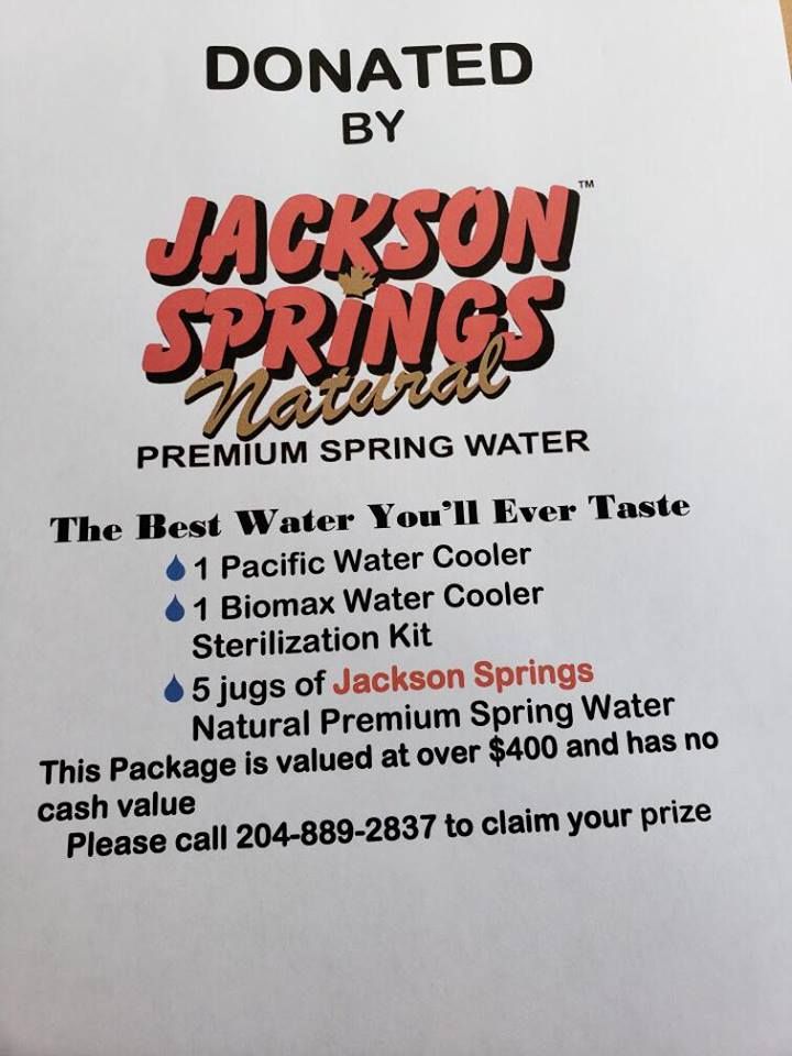 THANK YOU to Jackson Springs for the awesome prize donation!! One lucky winner will go home with this package thanks to your generosity. #itsallaboutthekids 🎣