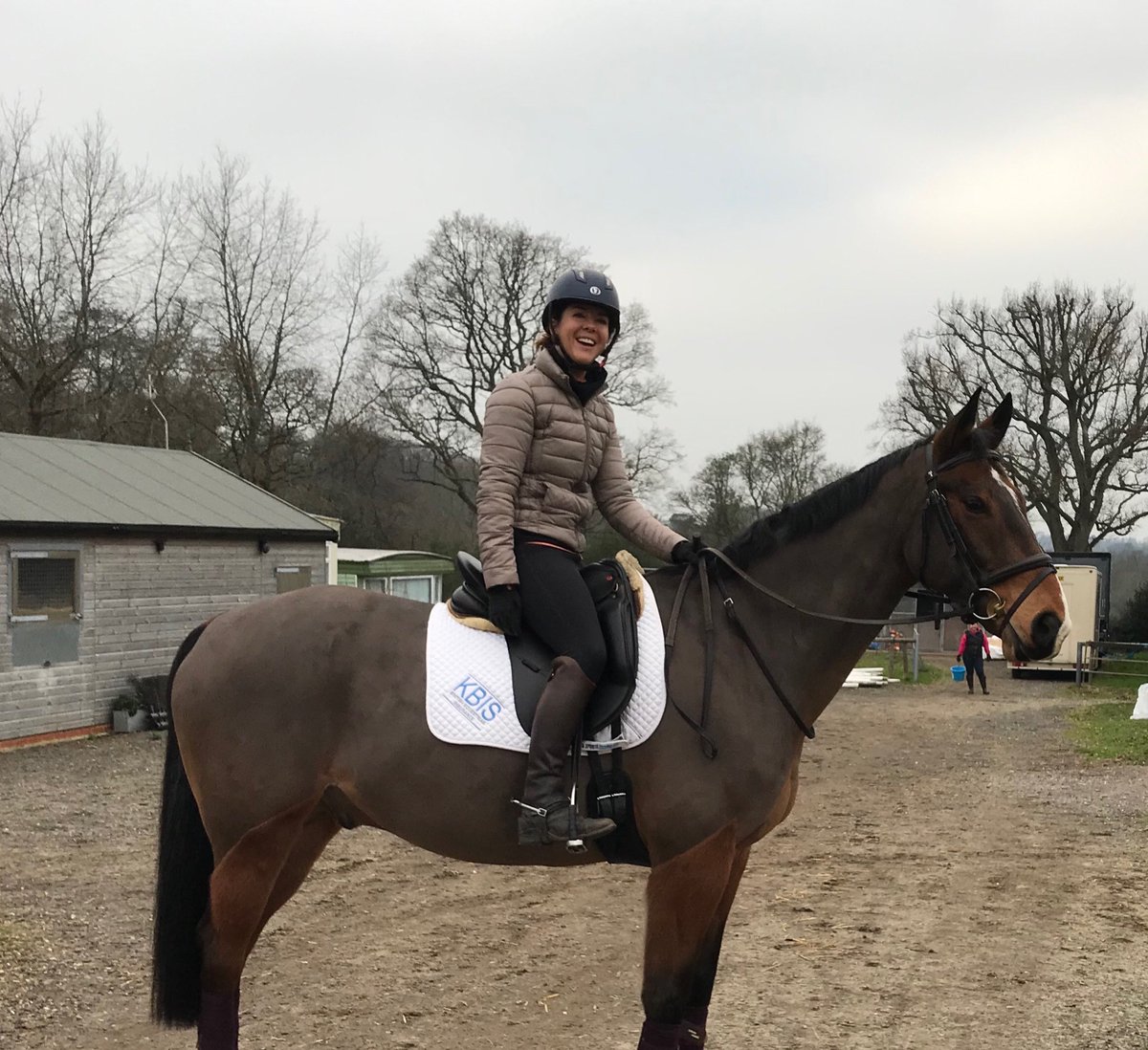 localridermag's tweet image. Star spotting this morning! Lovely to bump into one of our favourite local event riders this morning @EBEventing  #eventing #horses #greatdays