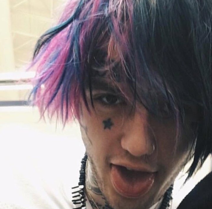 Purple & Black hair @Lilpeep @LILPEEPAHR @Takocamo @lilpeepdaily @omgim...