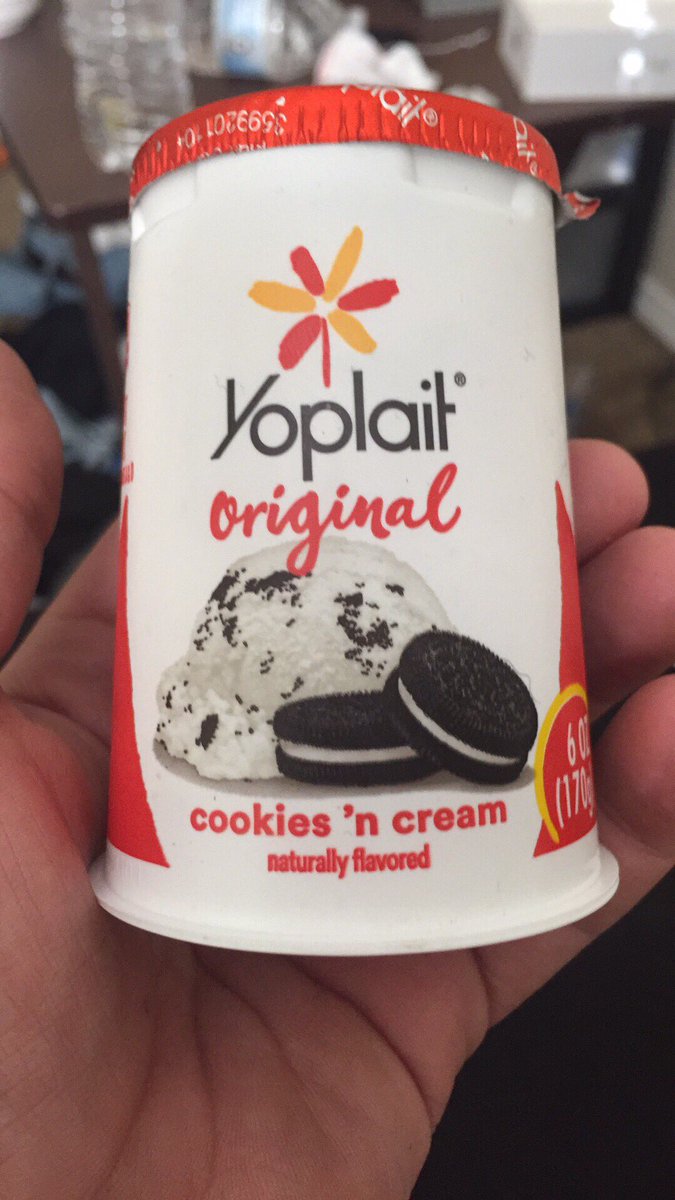KevinColeman010's tweet photo. @Yoplait I was kinda expecting cookie bits in here like how there’s strawberry bits in the strawberry one. Could you explain why there isn’t any? https://t.co/4iMLZxGSGY