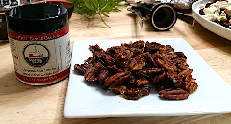 DistrictSpice's tweet photo. Don't get bored with your salad! Candied pecans, using our Hand in the  Cookie Jar blend, are the perfect topping for salads, and more! They're  also a delicious snack. #freeshipping #glutenfree #madeindc #foodie #recipe 
https://t.co/ZD1UPUA91i https://t.co/AiY8HZ9yg1