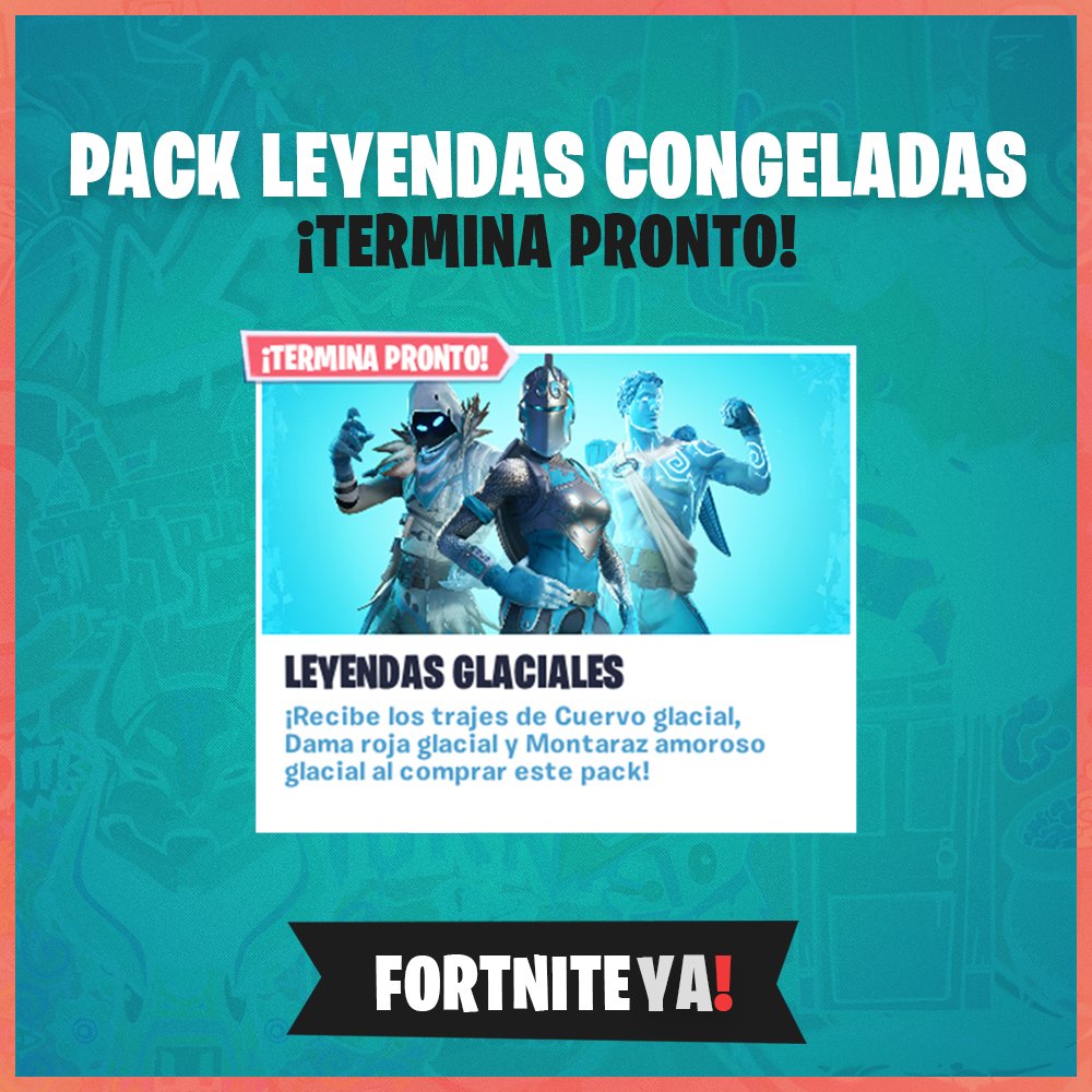 fortniteyaok's tweet photo. El Paquete "Leyendas Congeladas" dejará de estar pronto en la Tienda. ¡Apúrate! 
#FortniteNews #FortniteYA #FortniteCommunity https://t.co/QJcD9LajOJ