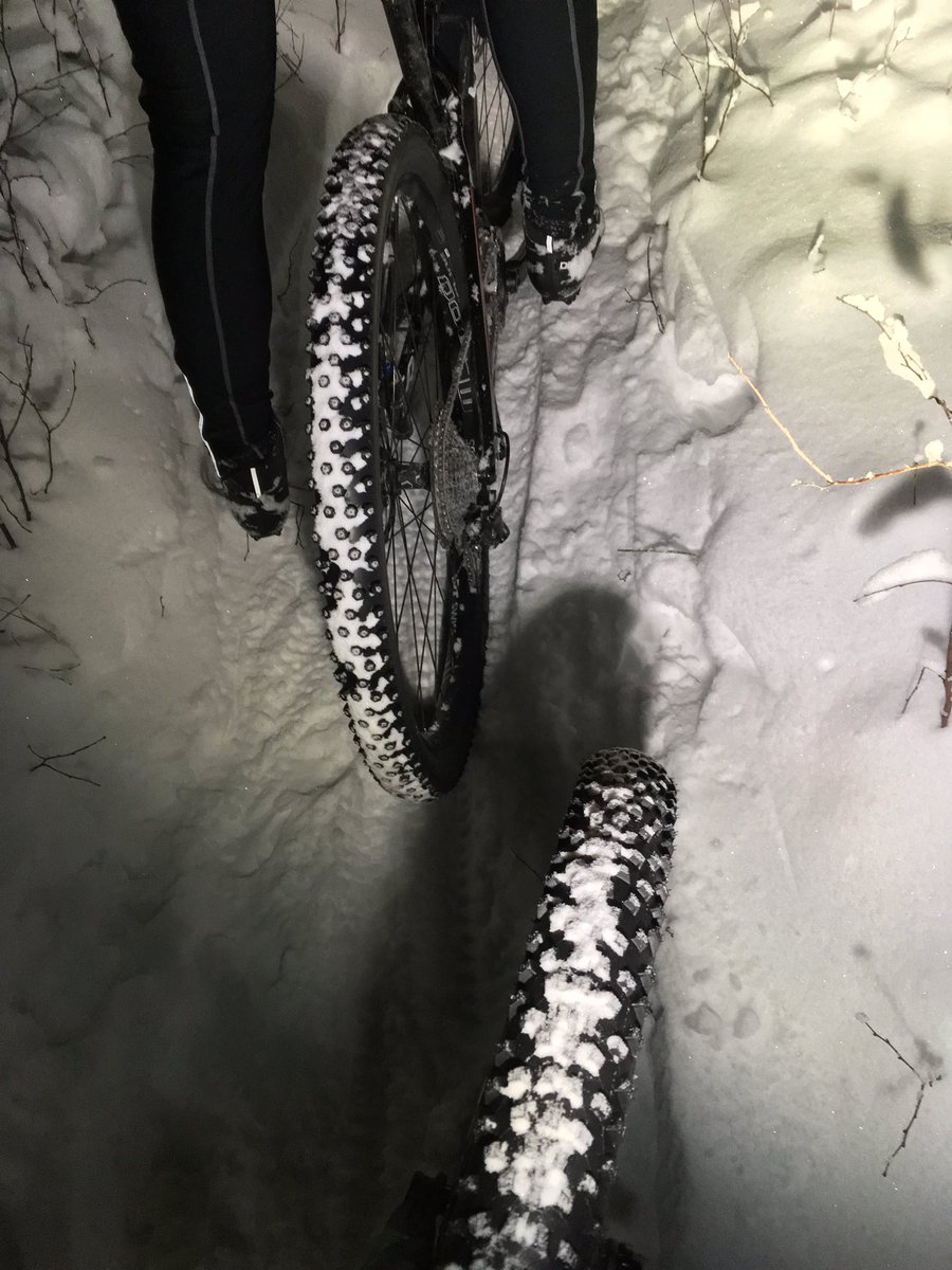 sebenteri's tweet photo. Nauttimassa talvipyöräilystä👍#cycli #trek #rideep https://t.co/8pvthTt2eS