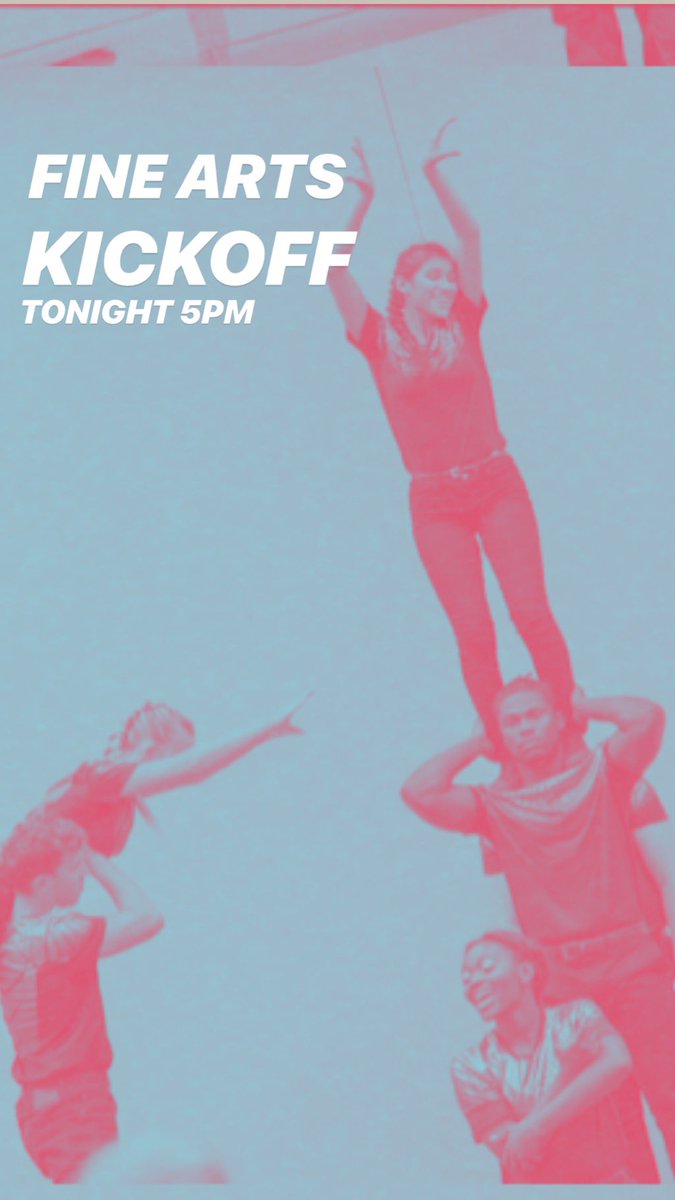 WeAre_Explicit's tweet photo. Hope to see you tonight as we kick off Fine Arts Season!!! Bring your forms if you still need to sign up!!! https://t.co/8FLX7YTg7J