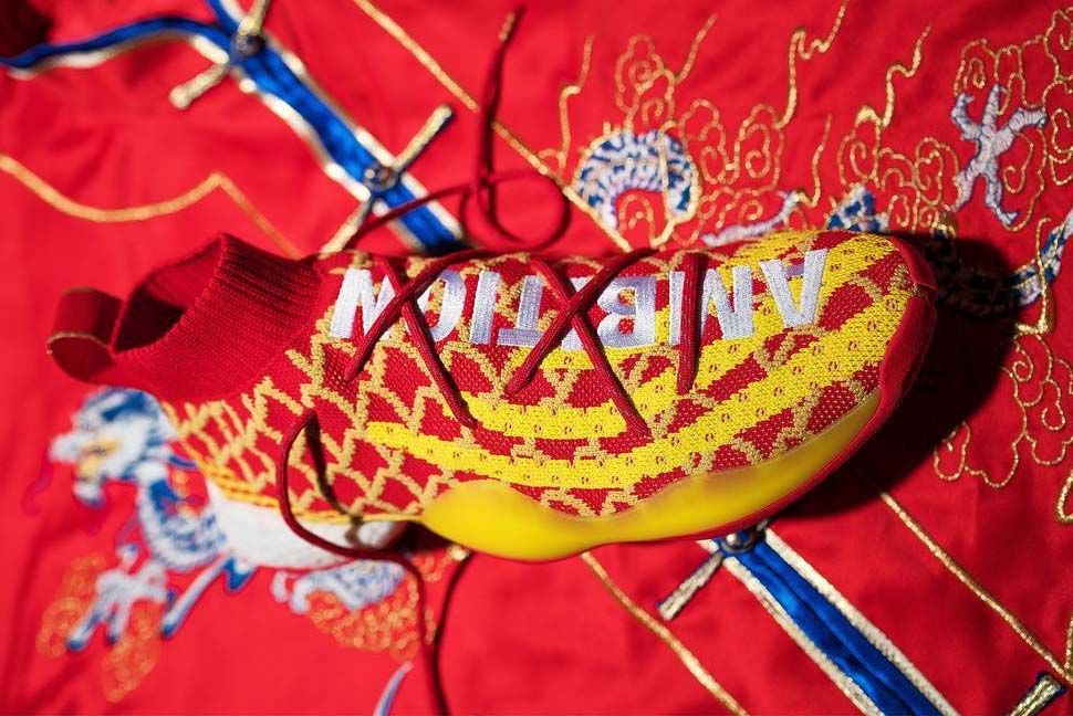 thesolesupplier's tweet photo. First look at the Pharrell Williams x adidas Crazy BYW LVL X ‘CNY’

https://t.co/85CTjAFZJm https://t.co/vTiFzOqIU8