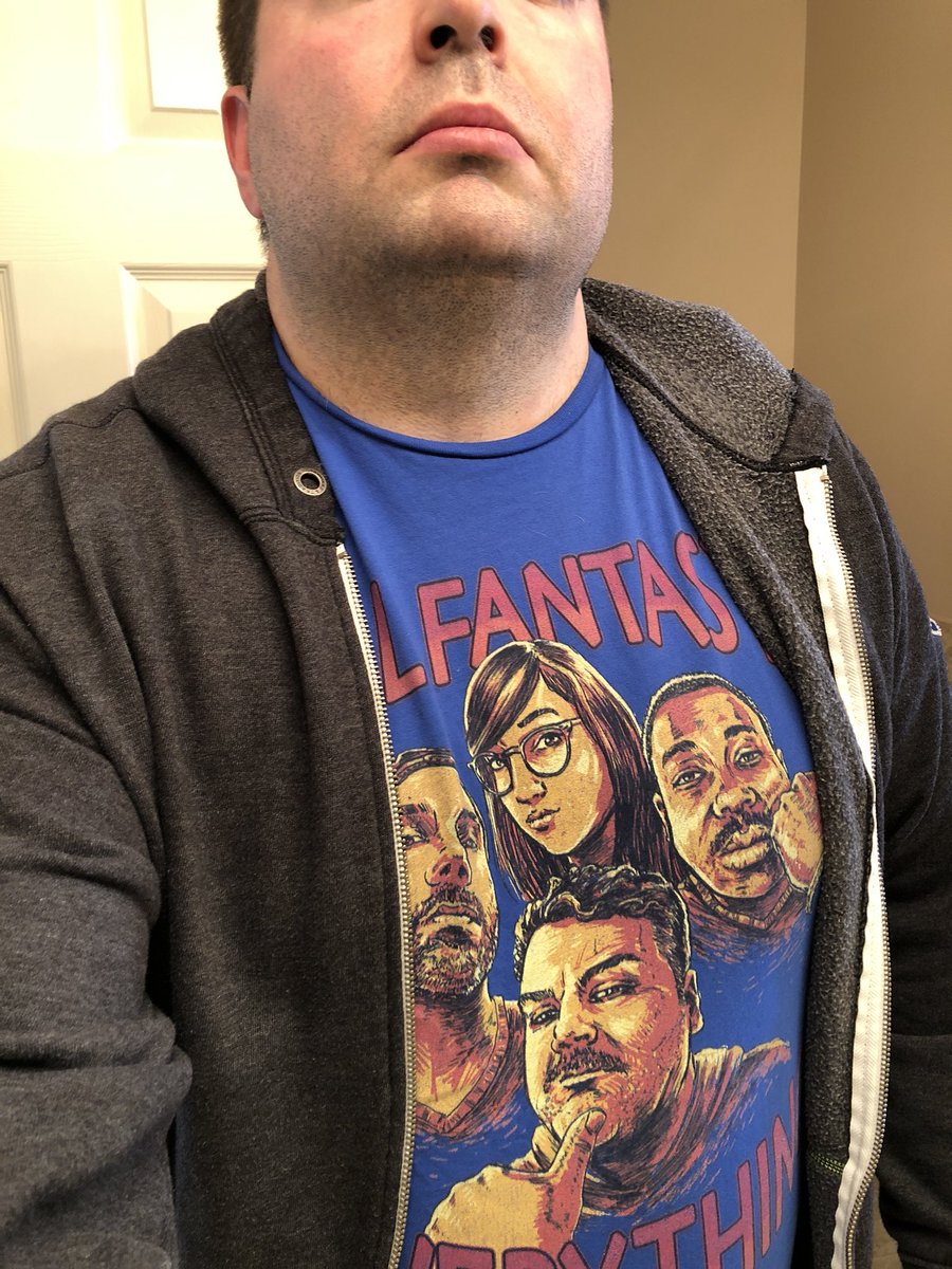 ImMarkinIt8Dude's tweet photo. @IanKarmel @thegissilent @SeanSJordan @MarsMel Why wouldn’t I wear my AFE shirt to my wife’s cousin’s kid’s birthday party? #EasyToFindAnExcuse #AllFamEverything https://t.co/UGV54Sbctf