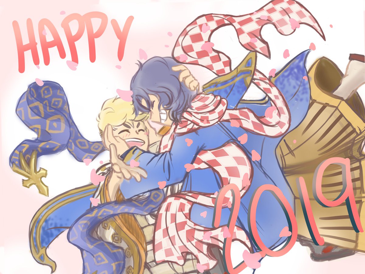 mmmtastyremake's tweet photo. hey >:0 @bakuonrettou i was your late secret santa! sorry i took so long life came in fast and i couldn't figure out what exactly to draw! Here's to the year the lanvane duo unit comes home! 
#gbfss2018 @Granblue_SS https://t.co/caUvallv8W