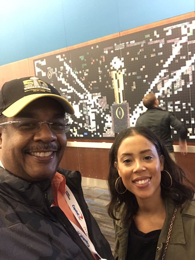 CFB Playoff Fan Central 2019 with Alexis !!! #cfbplayoff