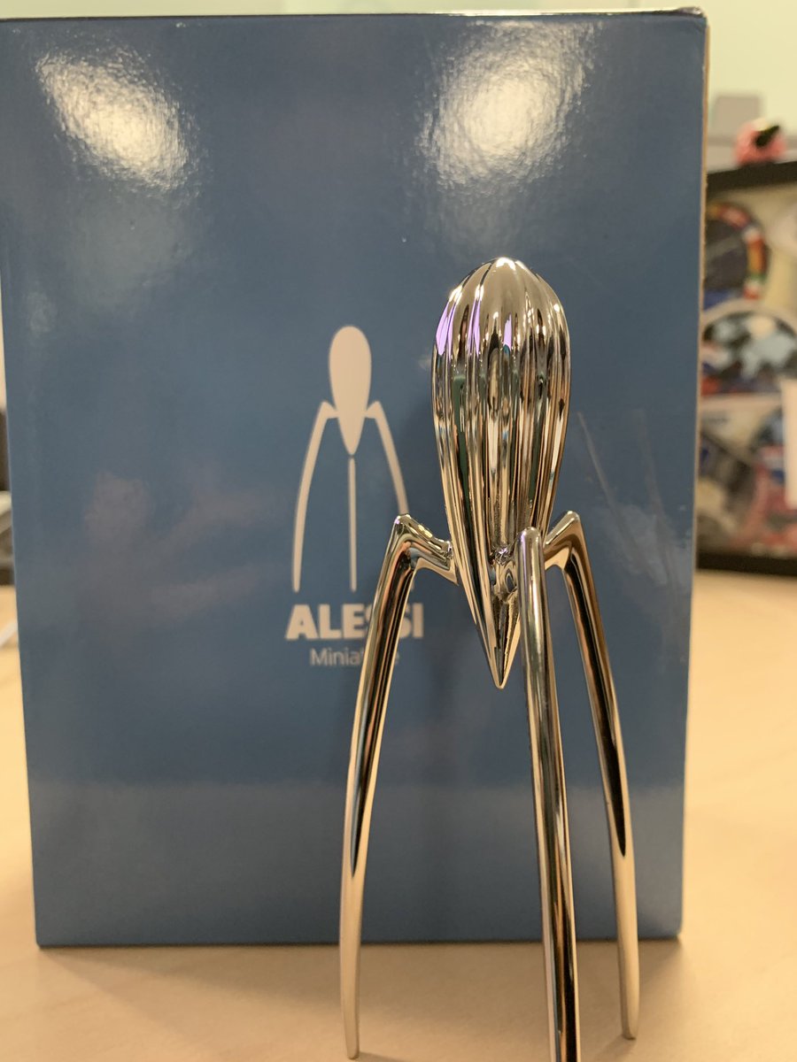MilagrosBelmar1's tweet photo. Alessi Miniature juicy salif citrus squeezer sculpture looking like a stratospheric balloon! #stratosphericballoons #scientificpayloads #ravenind https://t.co/Pym4LLt7hX