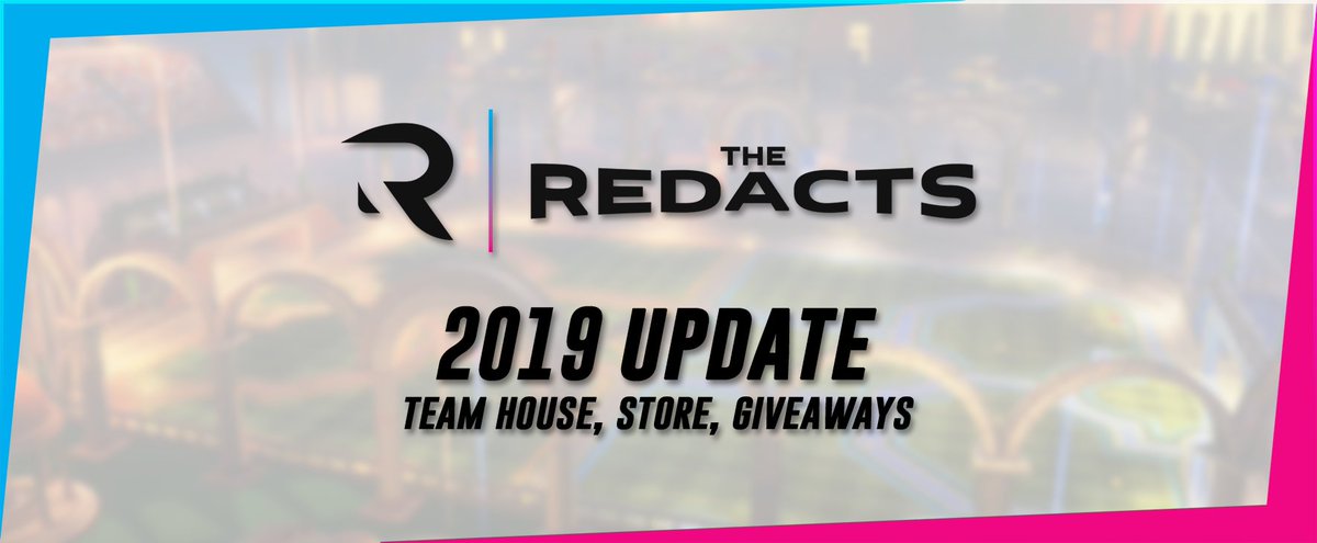 Announcement time! 
We have a Team House and a Merch Store now :D
2019 is going to be #stacked

Also, join the #giveaway. Everyone loves free stuff.
theredacts.com/news/2019updat…