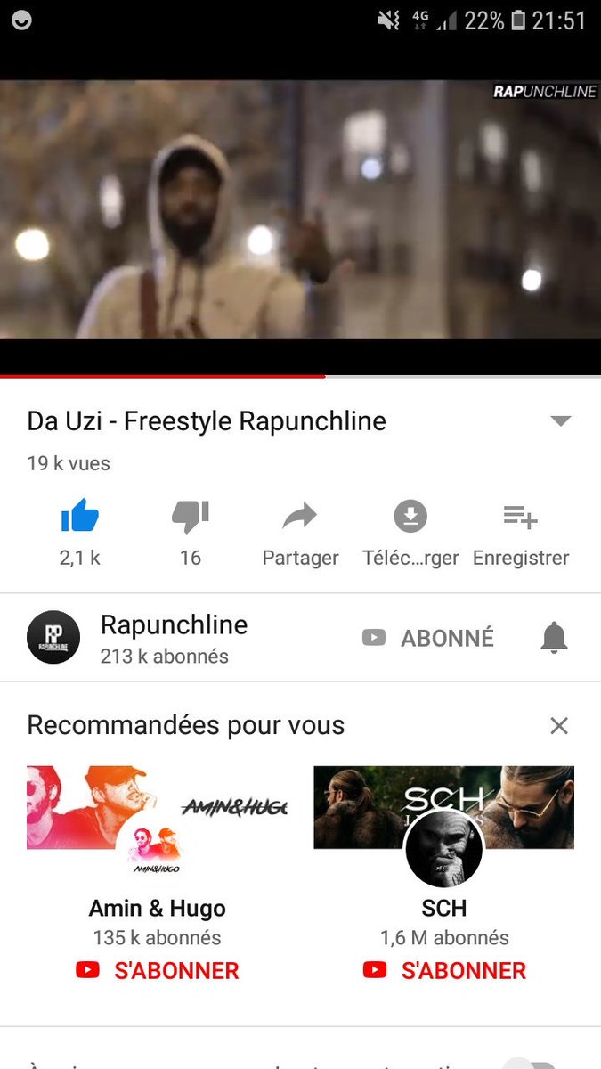 Mon nouveau freestyle pour #Rapunchline est maintenant disponible 🔥🔥Force à nous la team 💪✌🙏
youtu.be/VCnagb4IGMI