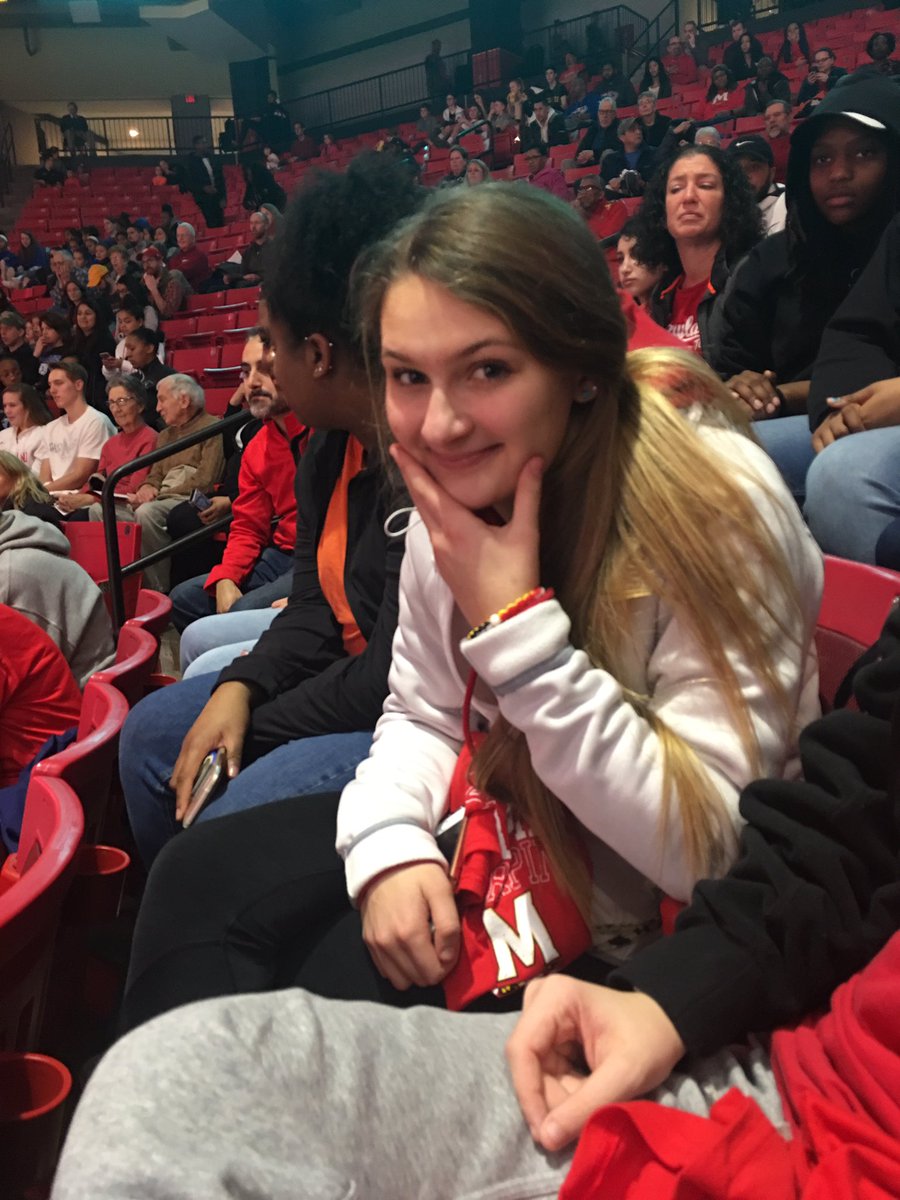 lbenden's tweet image. Section 103, Row 4, Seats 5 @umdwbb