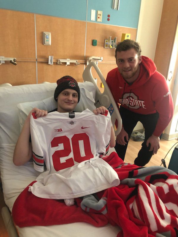 petewerner23's tweet image. Such an honor to meet Quinn. Keep fighting and hope to see you at the spring game! @DanEaly1