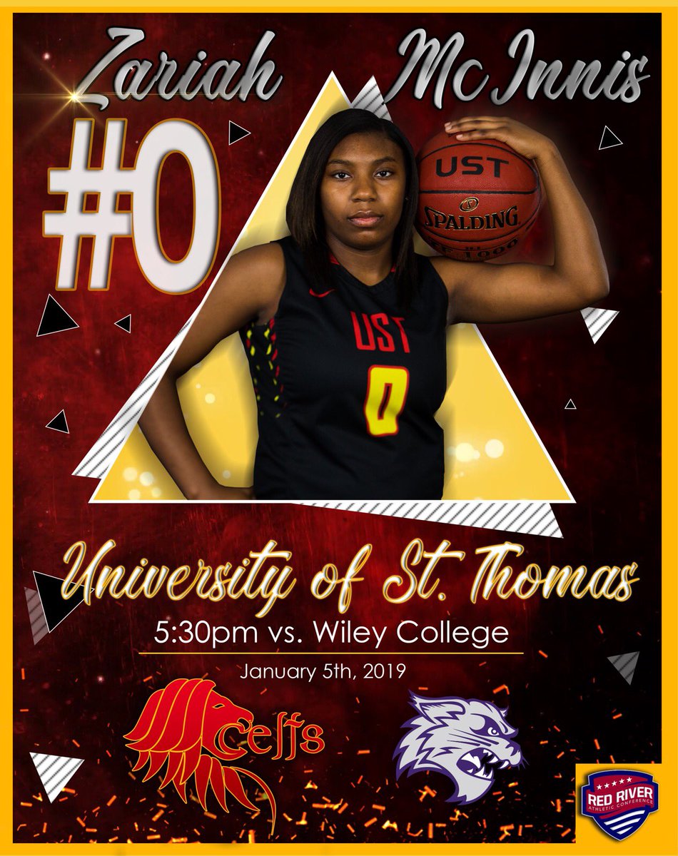 USTWBB's tweet photo. #GAMEDAY tip off against #Wiley is at 5:30pm. #USTPride #JAAC #LetsGo #MakeIt3InARow #C3LTS https://t.co/UL0EPyuczK