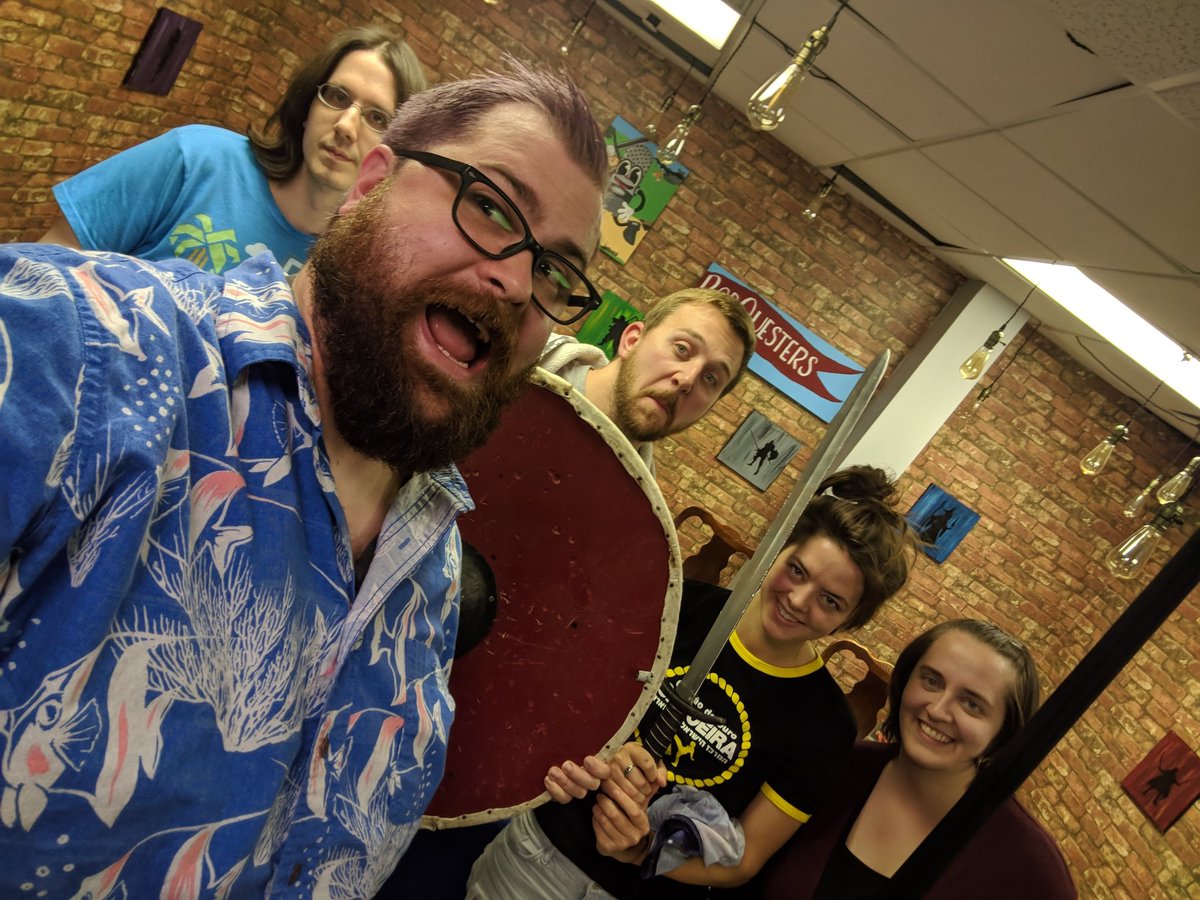 podquesters's tweet photo. We will miss you so much Chet! Check out our latest episode of our audio/video #dnd #podcast to hear/watch @SemiMadHatter and the #Podquesters pay tribute to our #dm and see some fun #dnd5e #animation. #dungeonsanddragons https://t.co/oQlmCkrjQI https://t.co/O2WgNOFNjm