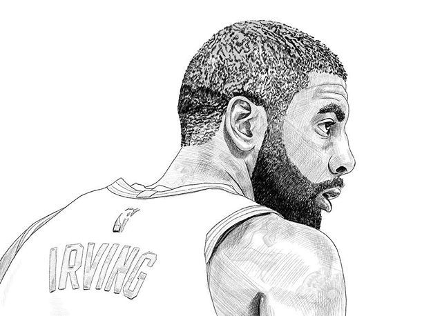 Kyrie Irving Coloring Page Free - DwLaBumXgAA3 UC