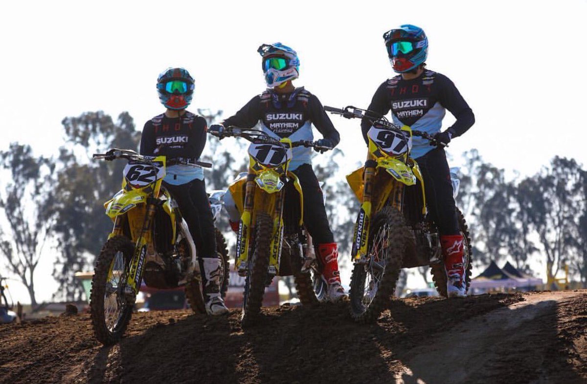 Who's ready for some racing? • #supercross #suzuki #Anaheim @SupercrossLIVE @HEP_motorsports @alexray_62 @AEnticknap722 @KyleChisholm11