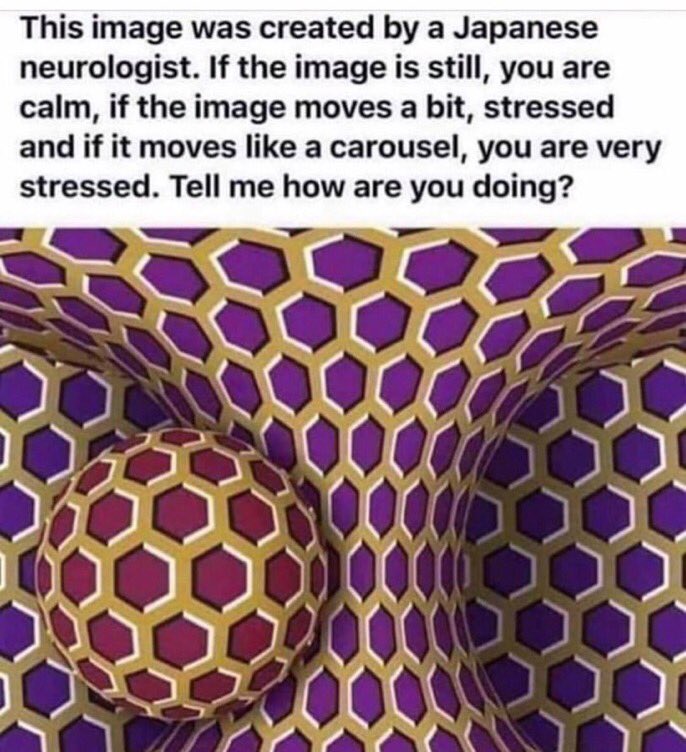 Saw this and thought I’d share it... are you calm? Tweet your reply!!!
