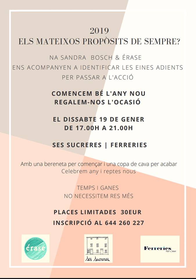 CoachErase's tweet photo. ¿Te animas a empezar el año elaborando un plan de acción, sosteniendo tus valores y enfocándote en avanzar en este nuevo año?
Un encuentro especial en Ses Sucreres (Ferreries).
Sábado 19.01 a las 17-21 horas con tentempié y dinámicas diseñadas para la ocasión. ¡Plazas limitadas! https://t.co/y8rsSrVIny