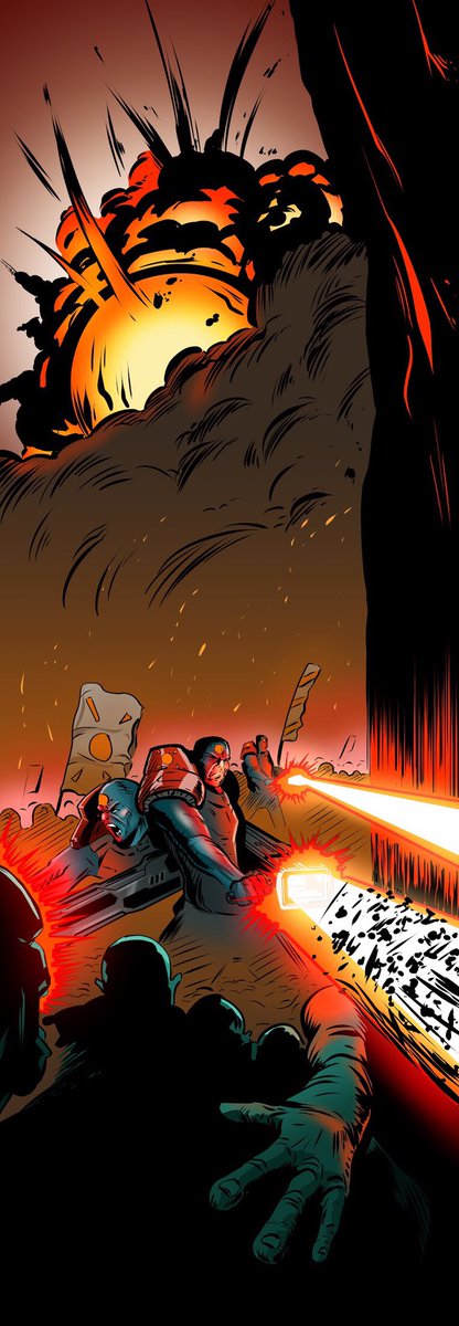 rnattam's tweet image. #sequentialsaturday These will be published as one contiguous ribbon.
#ComicArt #makecomics