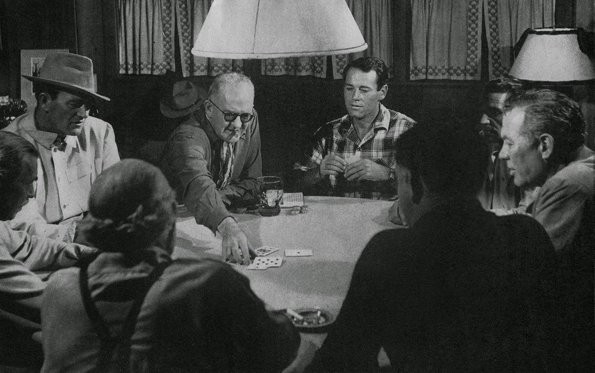 Kloppholic on Twitter: "Great photo of John Wayne, John Ford, Henry Fonda  and Ward Bond playing cards. To be a fly on the wall...  https://t.co/bUjb34twq1" / Twitter