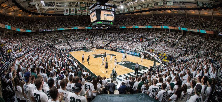 BracketBattles1's tweet photo. Toughest Place to Play
• College Basketball •

RT ~ Iowa
Like ~ Michigan State

Round 1 https://t.co/0kqrdXAThe