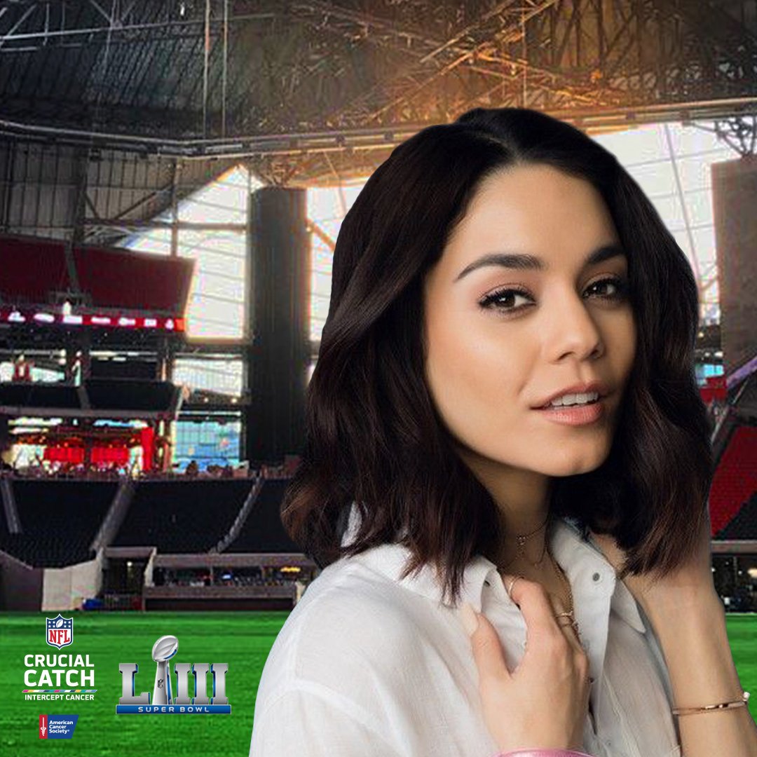 Sit with Vanessa Hudgens at Super Bowl LIII.  Hit the Parties.  Walk the Field.  Meet the Halftime Act.  Help Fight Cancer.   Visit fanthropic.com <a href="/AmericanCancer/">American Cancer Society</a> <a href="/VanessaHudgens/">Vanessa Hudgens</a> <a href="/15SOF/">15 Seconds of Fame</a>