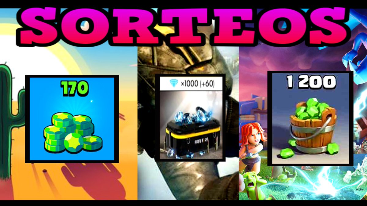 🔥SORTEO CON PREMIO A ESCOGER🔥
💎1200 Gemas CR, 1060 Diamantes FF, 170 gemas BS 💎

*Requisitos*
-Seguir: @Efe_DeFlow 
-Seguir: @Team_Pecero 
-Seguirme: <a href="/LaPeceraTonta/">LaPeceraLOVE❤️#HDF</a> 
-Dar RT, LIKE y MENCIONAR A 2 AMIGOS/CONOCIDOS

💣Premio del ganador día 11/01/2019💣