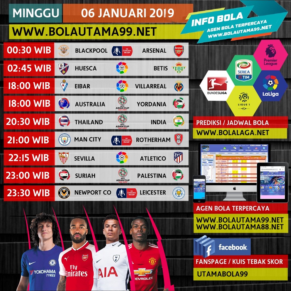 #ligainggris #premierleague #ligaspanyol #kostumfutsal #soccernews #prediksibola #kabarbola #infobola #ligaindonesia #agenbola #score #championsleague #AFC #jadwalbola #cr7 #Messi #prediksibola #ucl #epl