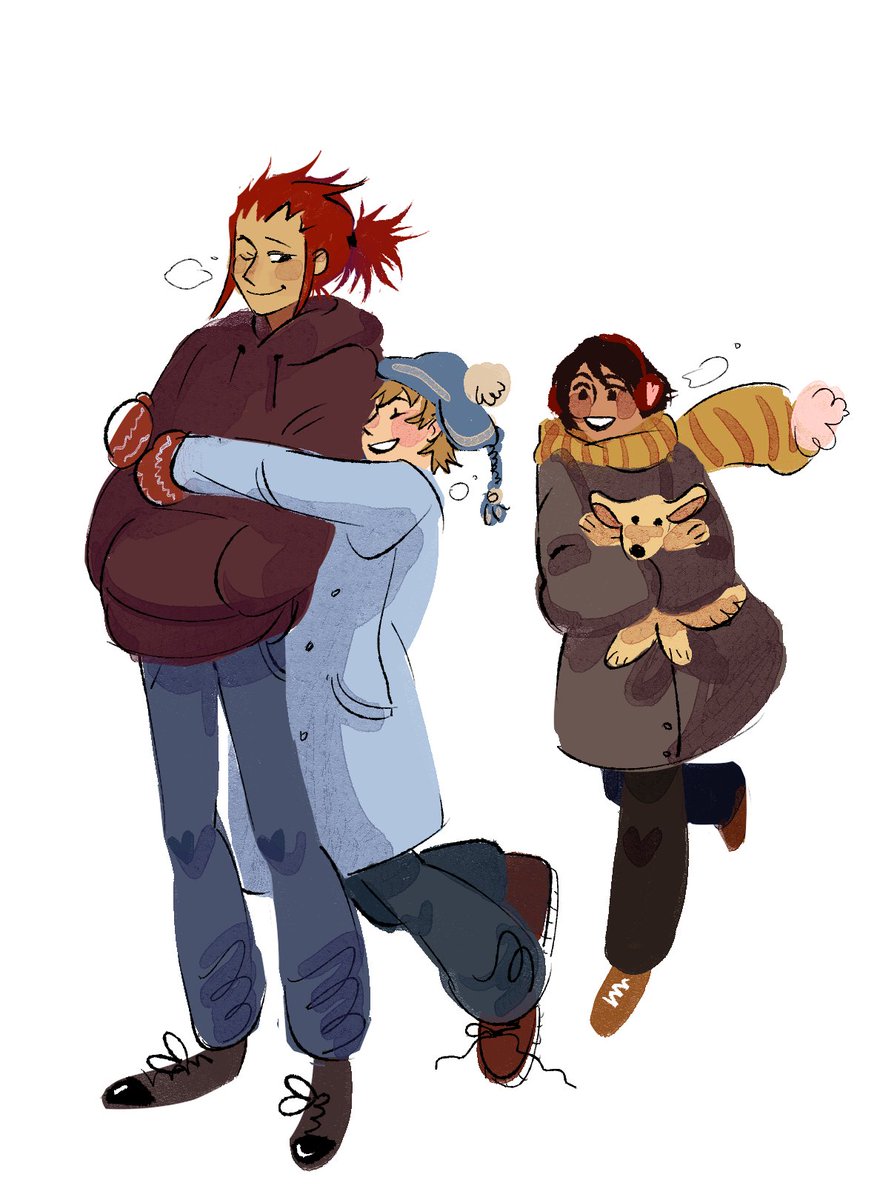 #kh #kingdomhearts #seasalttrio
winter vacation!