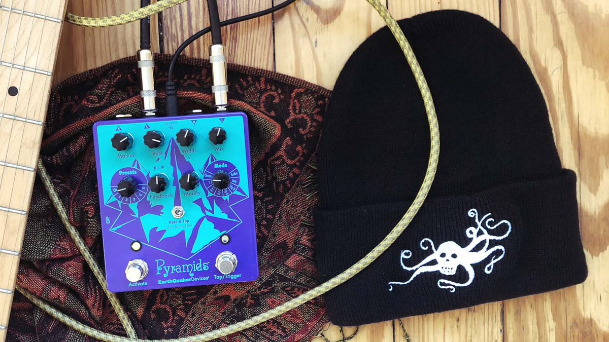 zZounds's tweet photo. Get a free #EarthQuakerDevices Beanie!

If you haven't already loaded the new #Pyramids #Flanger onto your board, @EarthQuakerDev is sweetening the deal by offering a free #OctoSkull beanie with the registered purchase of a Pyramids, now through March 31. https://t.co/8NU2QmgHt7 https://t.co/HjhPeuxWPN