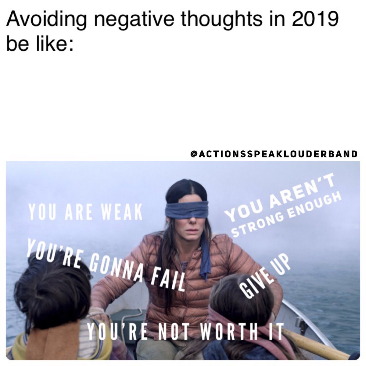 Who caught our Bird Box meme a few days ago? Instagram saw it first. Follow us: instagram.com/actionsspeaklo…