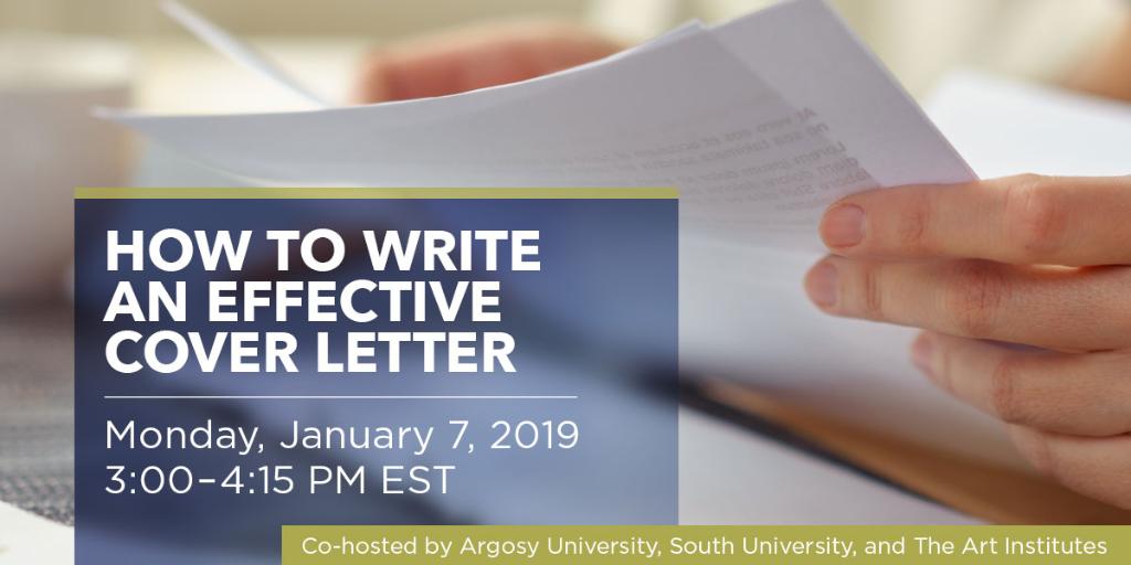 Are you looking to jump-start your #jobsearch? Then you should join us for this informative #webinar on the basics of creating a captivating #coverletter!

Register today: artinstitut.es/2F7WAbo