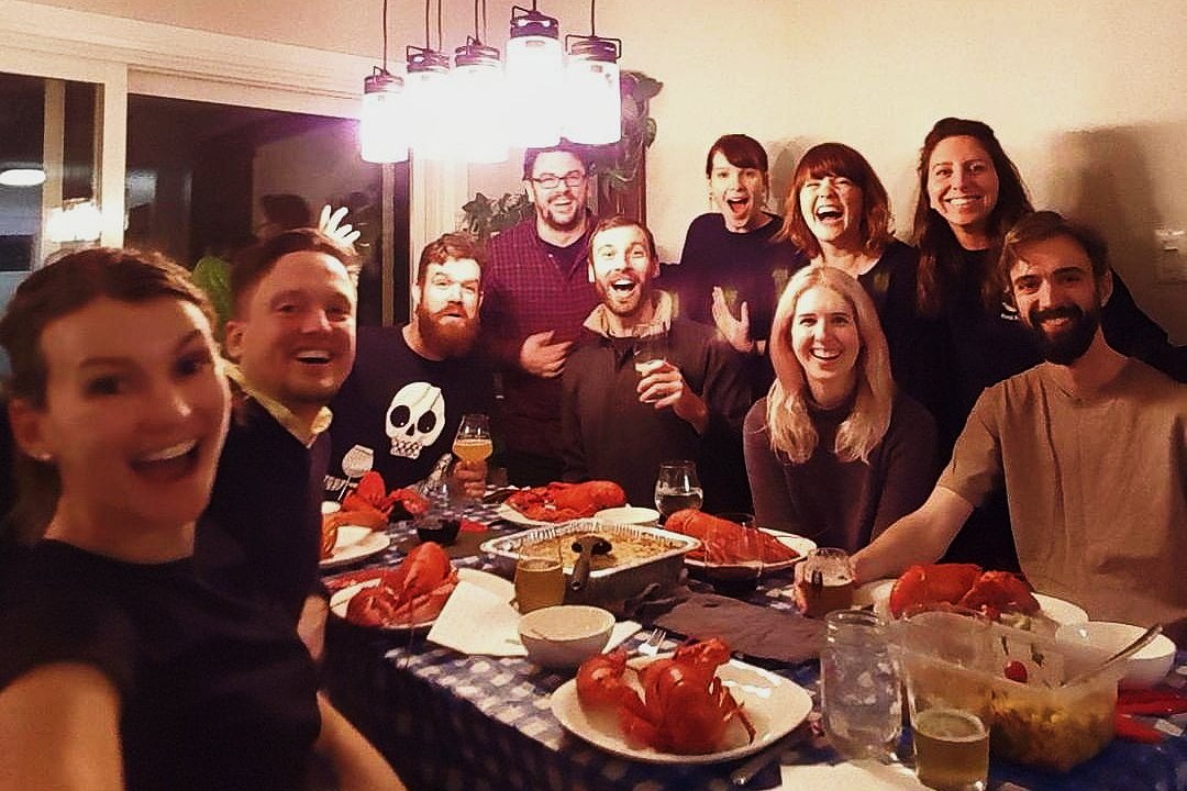 captainandcurly's tweet photo. Another Lobster NYE in the books. Bring it on 2019!!! https://t.co/CS29pBvKzT