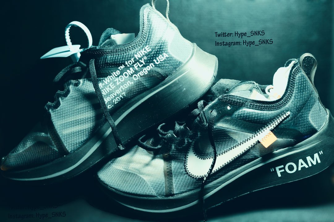 Hype_SNKS's tweet photo. @Deadlaced Off White Zoom Fly Black: 
Size US 10.5
Price: $290 https://t.co/M99oEyisMP