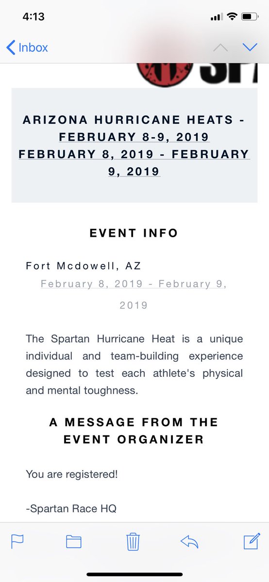 jayb1984's tweet photo. Gotta get in 4th gear. Trying CrossFit, strong, curcuit, and gym to get prepared for this. Hopefullly I get in good shape by then. First obstacle event I’m in. #hurricaneheat #spartan #NewYearResolutions2019 https://t.co/xfRHbnkTR3